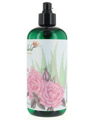 Rose and Aloe Vera Handmade Natural Body Wash, Shower Gel with Pump 16 FL / 473 mL Infused with Essential Oil, Luxurious Scent of Rose Damascena by Exotic and Holistic